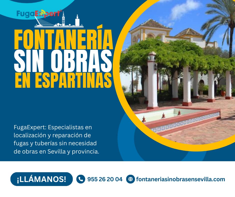 FONTANERÍA SIN OBRAS EN ESPARTINAS