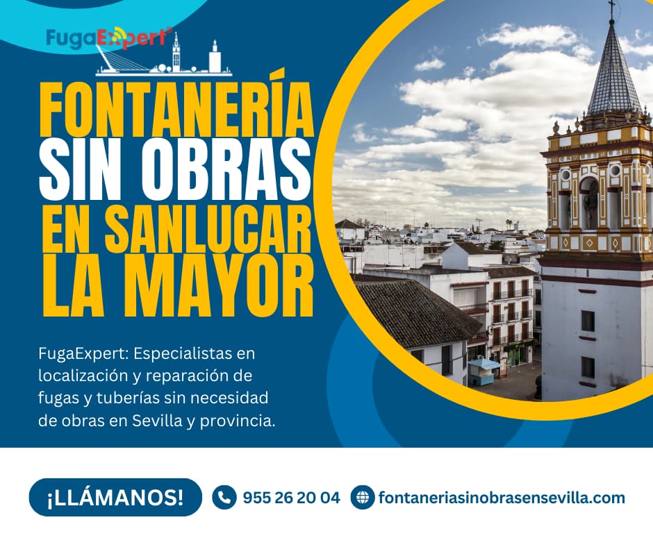FONTANERÍA SIN OBRAS EN SANLÚCAR LA MAYOR